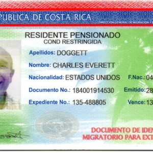 Costa Rica Pensionado Retirement Residency (Pensionado)#4